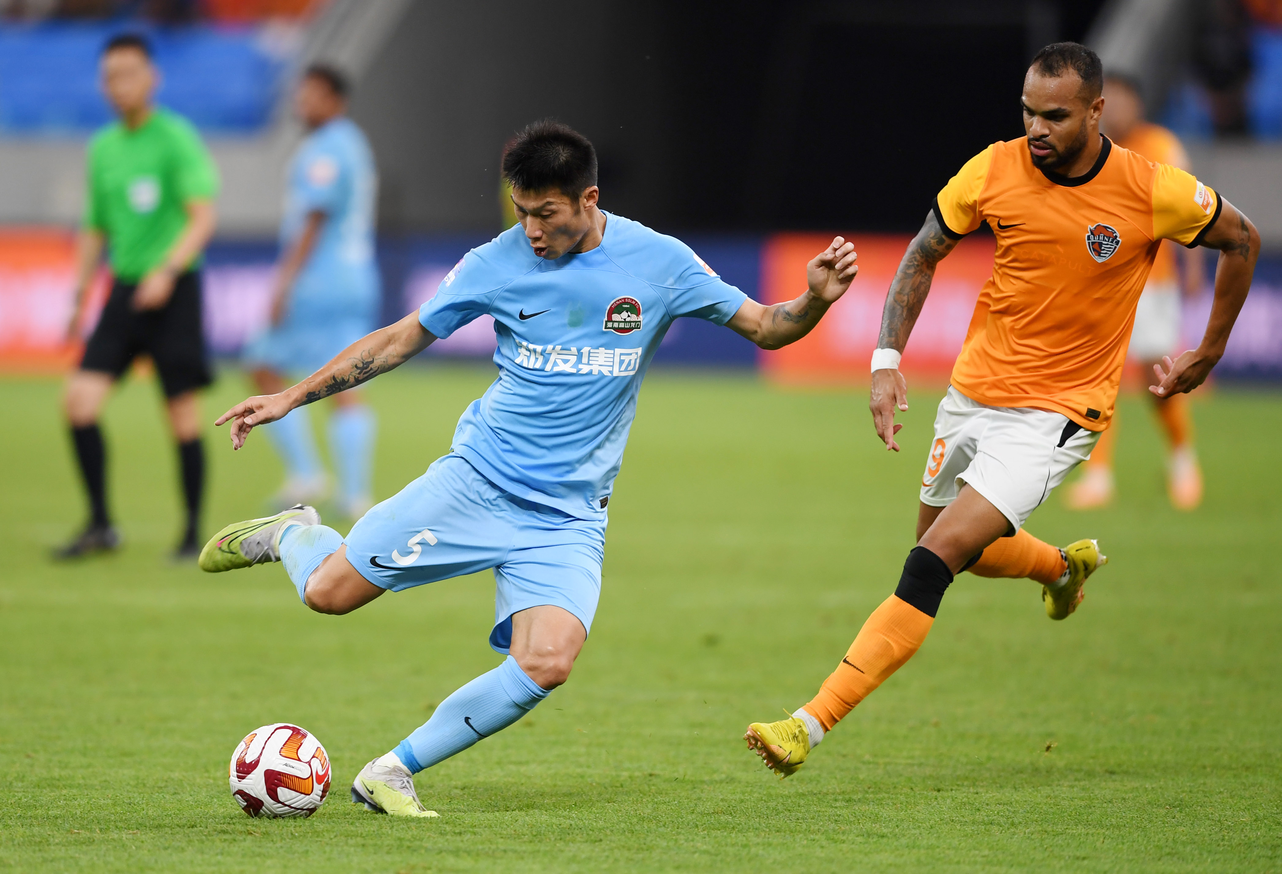 中超中甲赛果：上海申花3-1北京国安，深圳新鹏城4-0胜青岛海牛